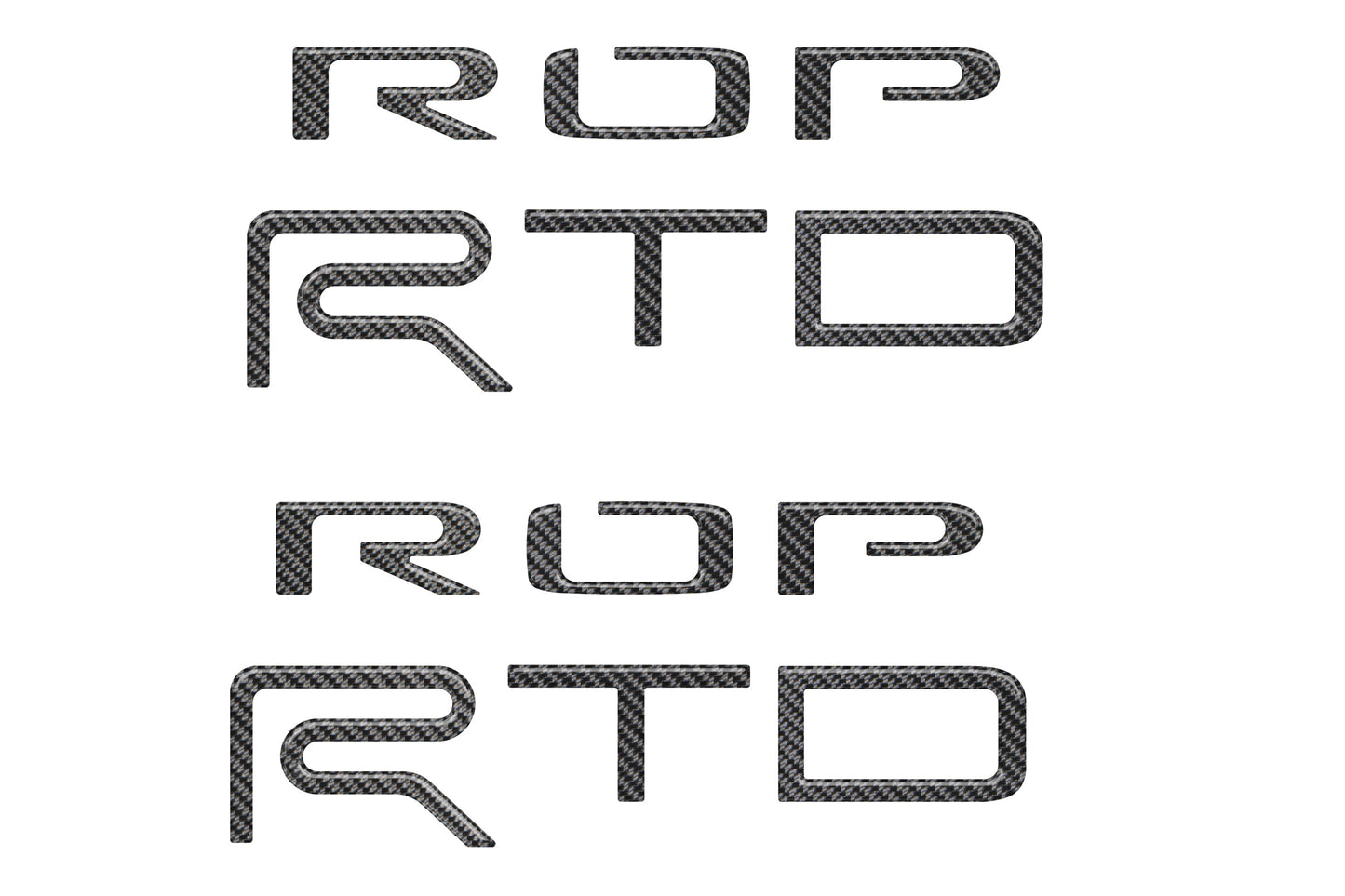 Custom Bed Side Letter Inserts – Toyota Tundra TRD Pro (2015–2021)