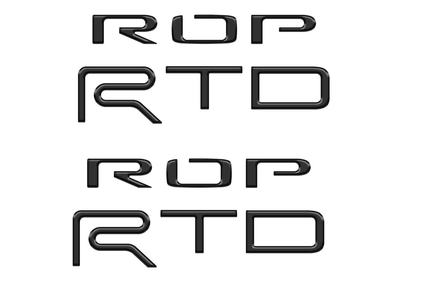 Custom Bed Side Letter Inserts – Toyota Tundra TRD Pro (2015–2021)