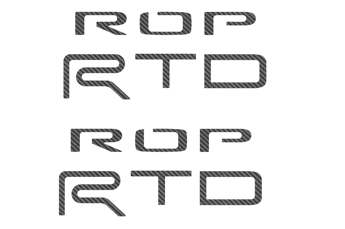 Custom Bed Side Letter Inserts – Toyota Tundra TRD Pro (2015–2021)