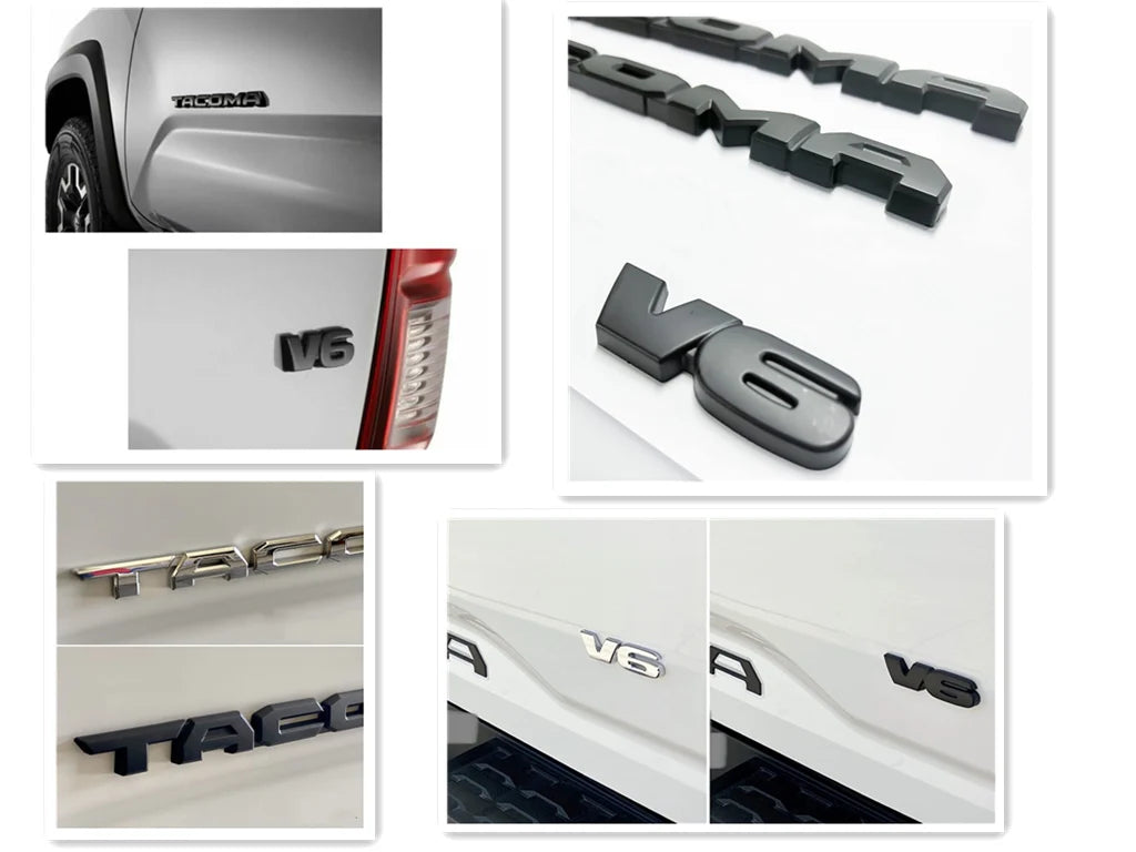 Emblem Overlay Blackout Kit for 2016-2023 Toyota Tacoma