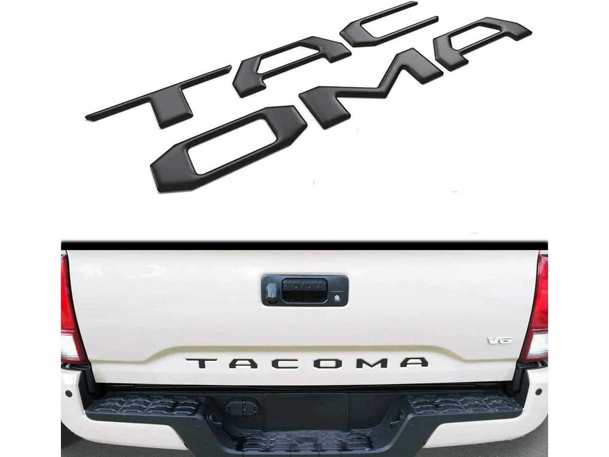 Tailgate Letter Inserts for 2016–2023 Toyota Tacoma