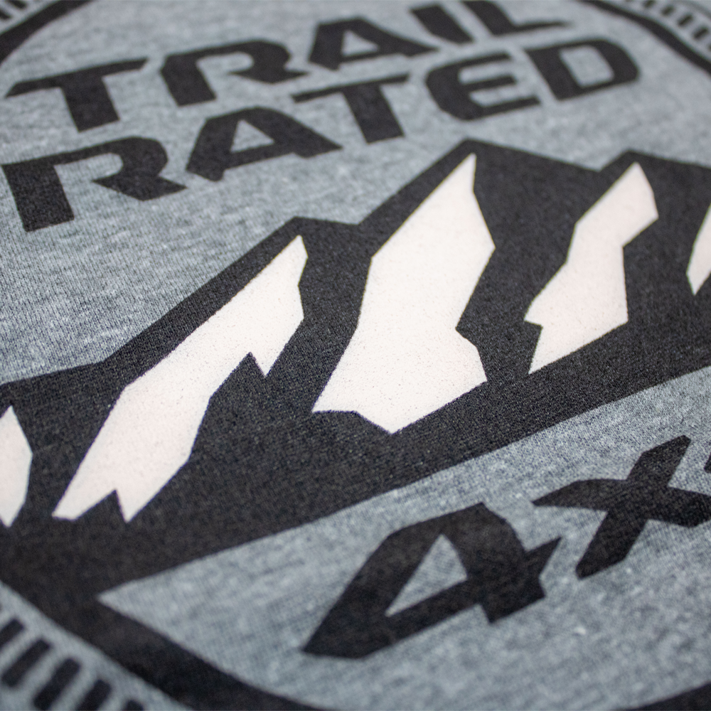 Men’s Jeep® Trail Rated T-Shirt – Heather Grey