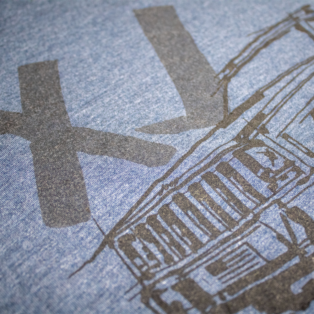 T-Shirt – Men’s Jeep® Cherokee XJ LDD Series – Triblend Indigo