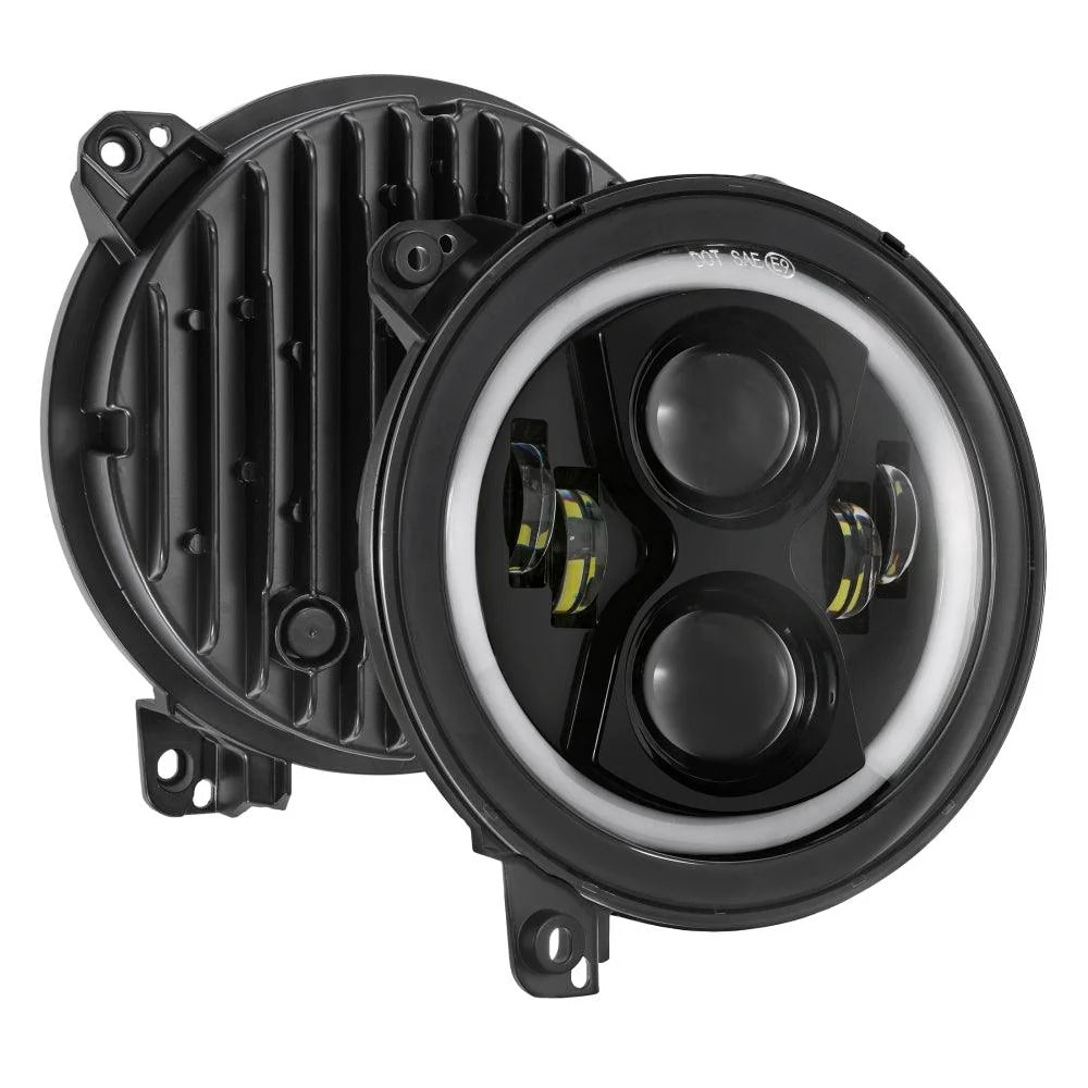 2018–2024 Jeep Wrangler JL RGB LED Lighting Kit – 9" Headlights & 4" Fog Lights with App Control