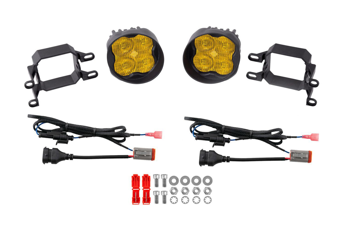 SS3 LED Fog Light Kit for 2016-2023 Toyota Tacoma – White or Yellow Output | Amber Backlight | SAE Legal | Plug & Play