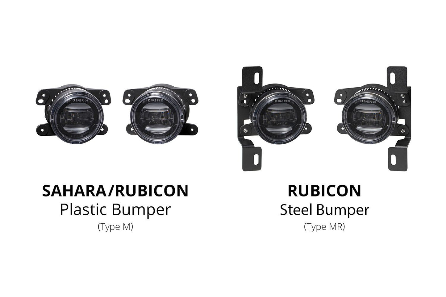 Elite Series Fog Lamps for 2018-2025 Jeep JL Wrangler (pair)