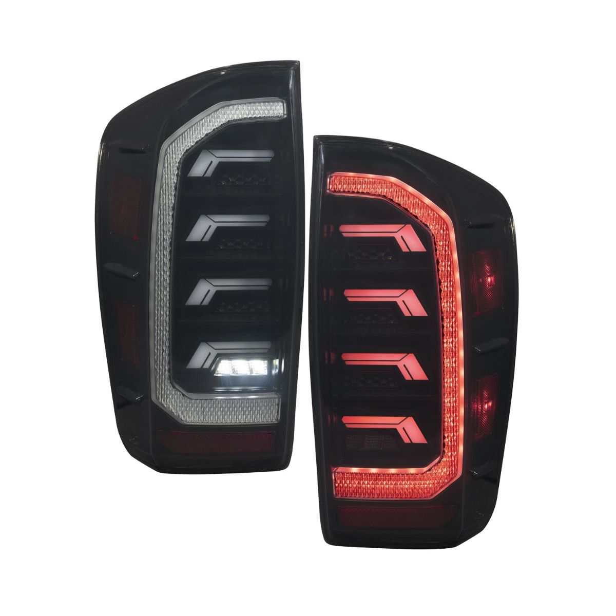 2016-2023 Toyota Tacoma LED Tail Lights – Available in Smoked or Red Lens | Sequential Turn Signals | Plug & Play Pair
