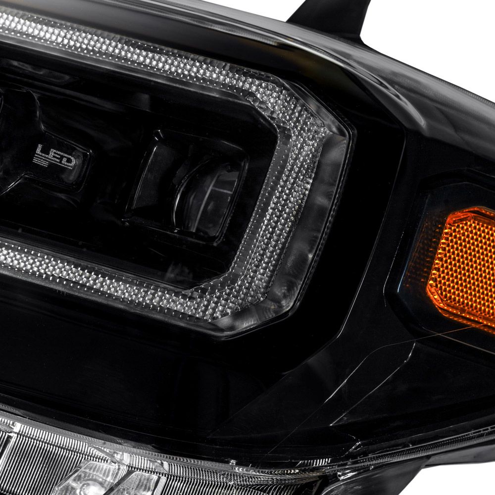 2016-2023 Toyota Tacoma LED Projector Headlights – Selectable White or Amber DRL | Sequential Turn Signals | Triple Bi-LED | Plug & Play
