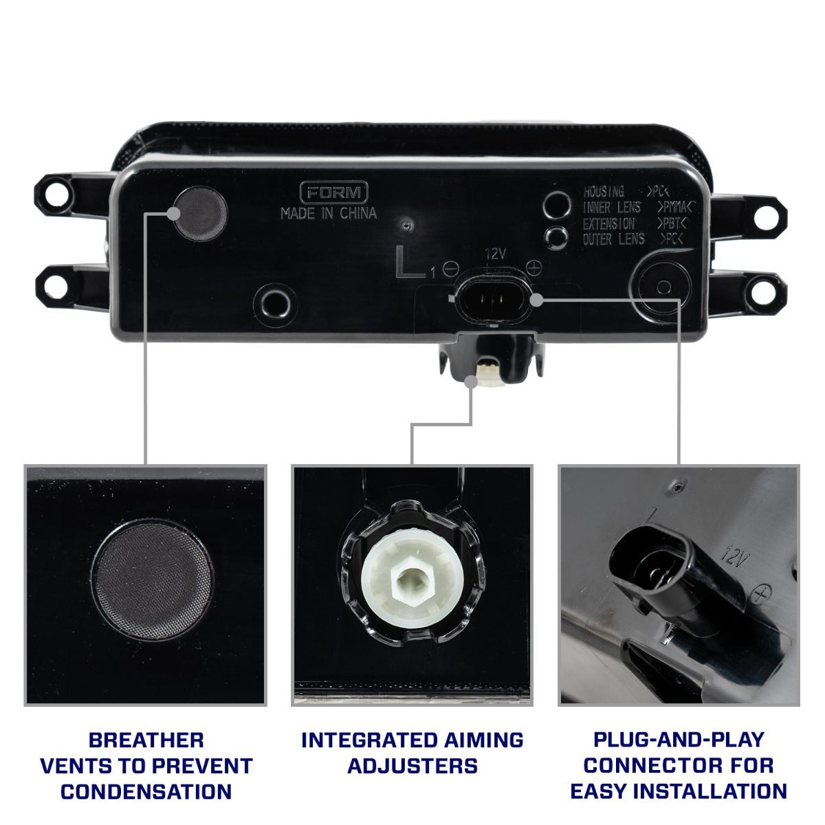 2024-2025 Toyota Tacoma LED Fog Lights (pair)