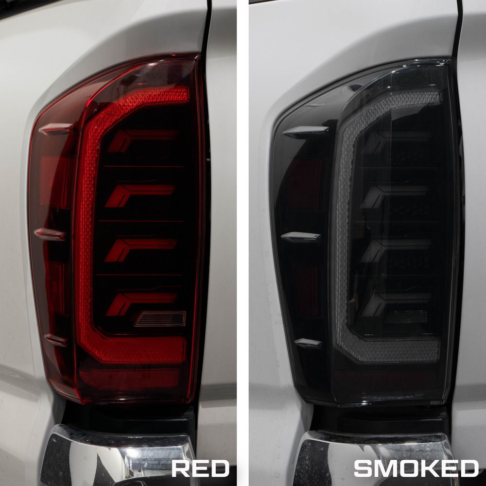 2016-2023 Toyota Tacoma LED Tail Lights – Available in Smoked or Red Lens | Sequential Turn Signals | Plug & Play Pair