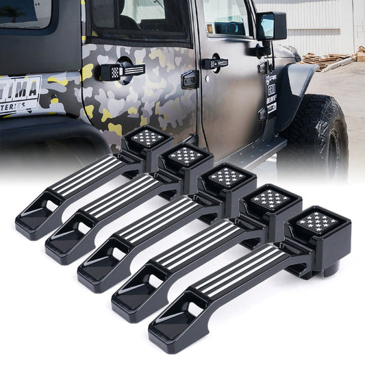 Freedom Series Billet Aluminum Door Handle Set – Fits 2007–2018 Jeep Wrangler JK/JKU