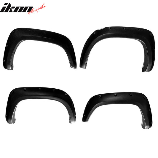 2016–2023 Toyota Tacoma Pocket Style Fender Flares – Black ABS (Set of 4)