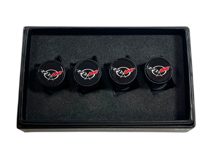 Chevrolet Corvette C5 Carbon Fiber Valve Stem Caps