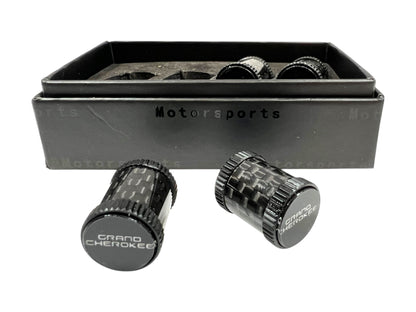 Jeep Grand Cherokee Carbon Fiber Valve Stem Caps