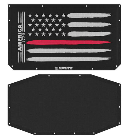 Mesh Sunshade Top – Fits Jeep Wrangler JL & Gladiator JT | UV Protection & Noise Reduction