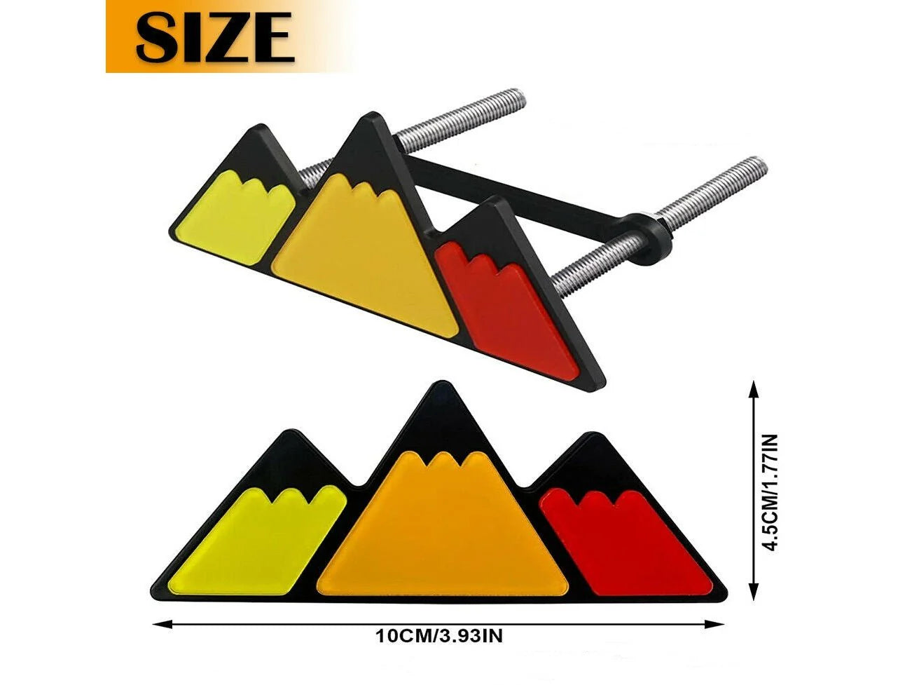 Mountain Grille Badge Emblem for Toyota Tacoma, 4Runner, and Tundra