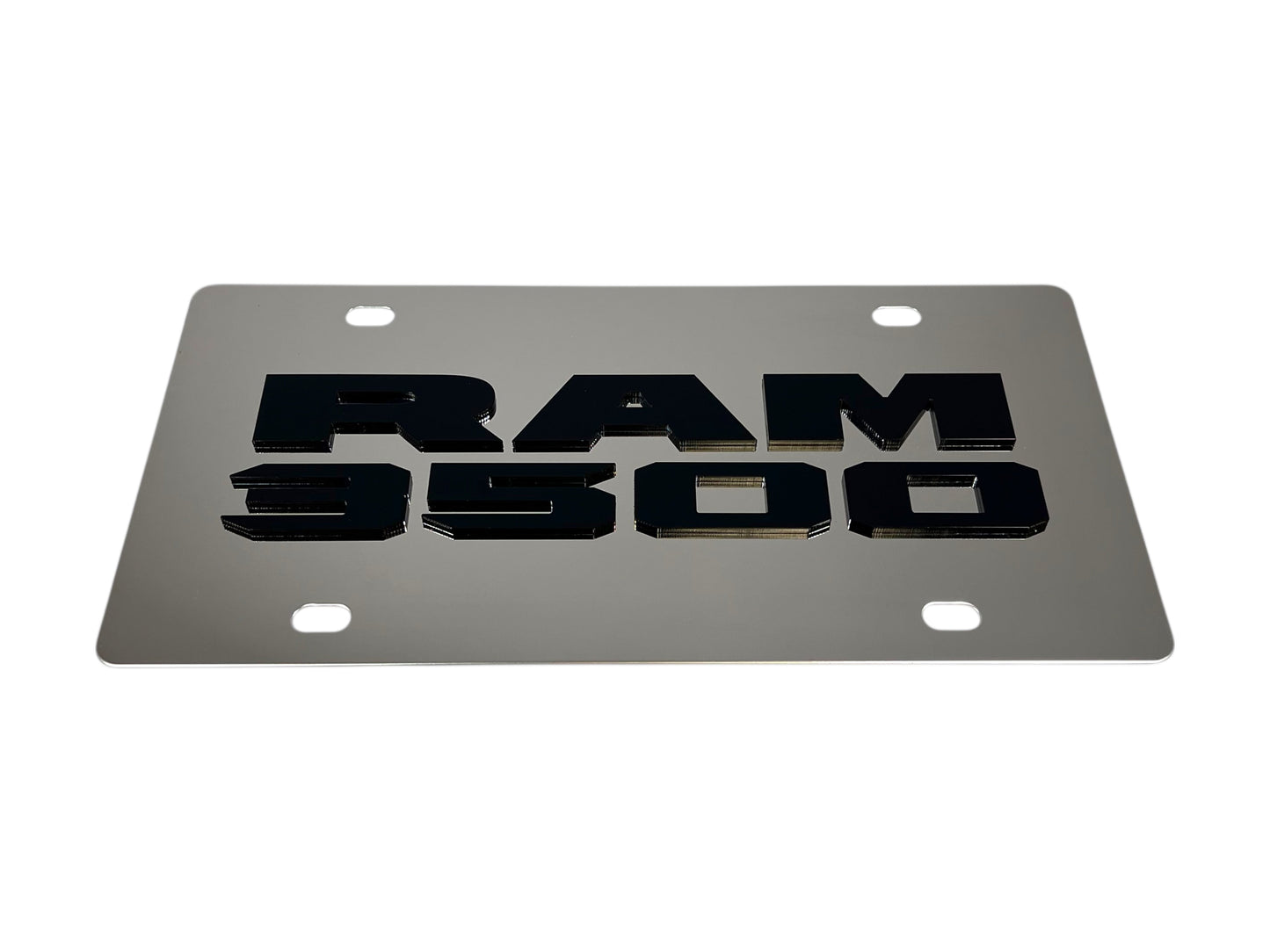 Ram 3500 Stainless Steel License Plate