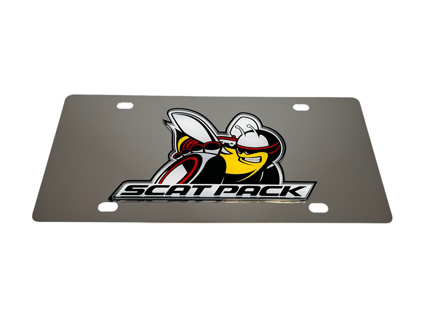 Dodge Scat Pack Stainless Steel License Plate – Performance Style