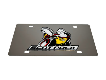 Dodge Scat Pack Stainless Steel License Plate – Performance Style