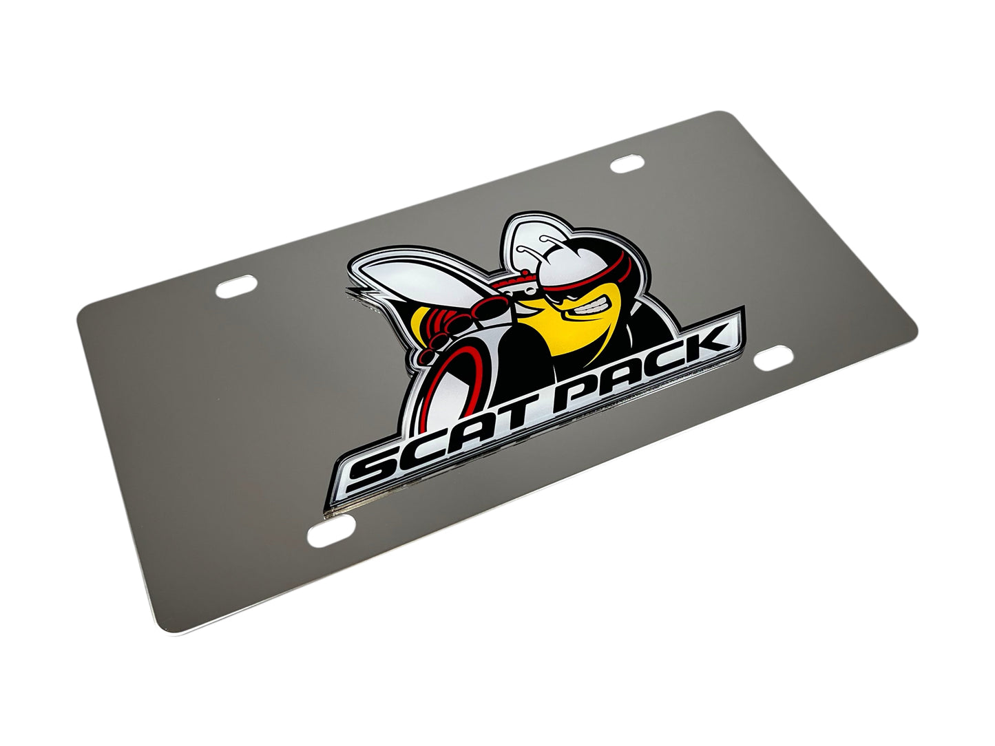 Dodge Scat Pack Stainless Steel License Plate – Performance Style