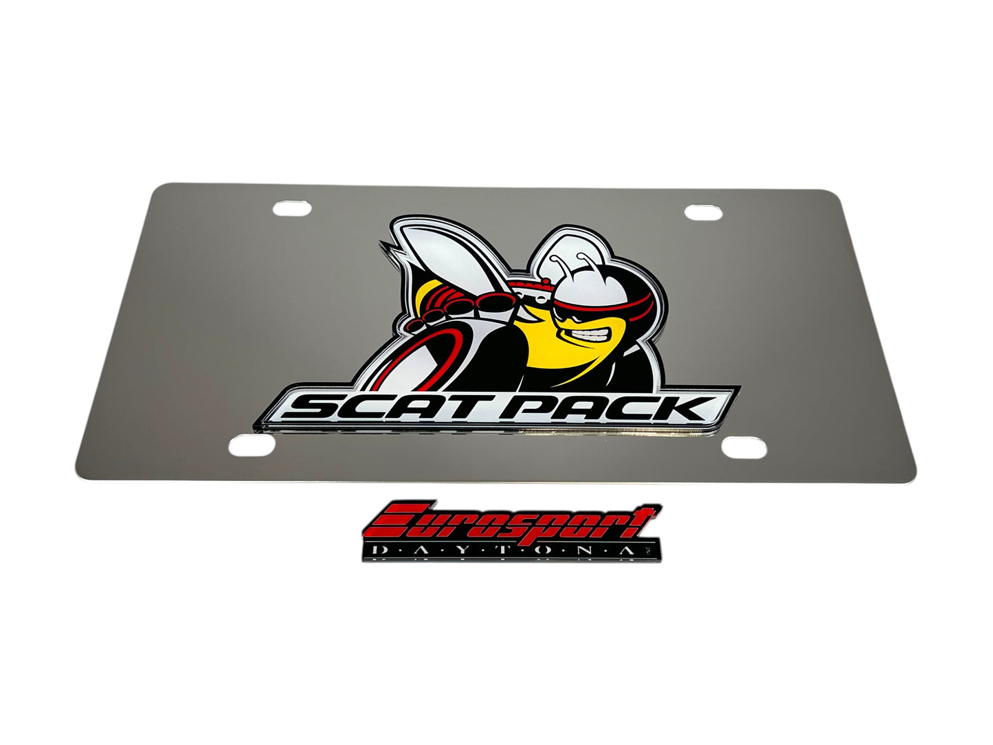 Dodge Scat Pack Stainless Steel License Plate – Performance Style