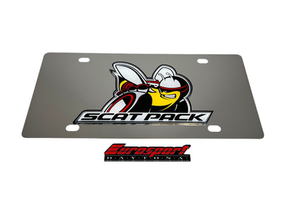 Dodge Scat Pack Stainless Steel License Plate – Performance Style