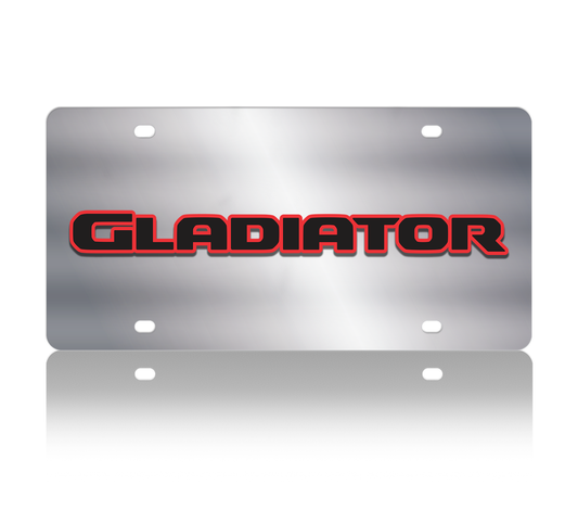 Jeep Gladiator Stainless Steel License Plate