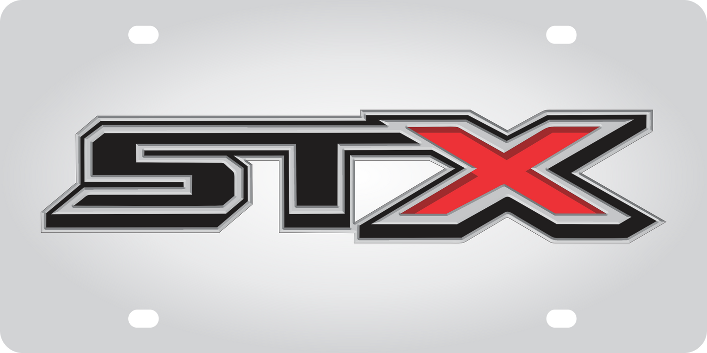 Ford F-150 STX Stainless Steel License Plate