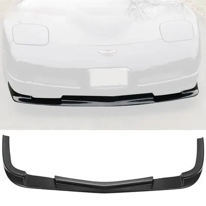 1997-2004 Chevy Corvette C5 ZR1 Style Unpainted Black Front Bumper Lip