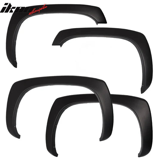 1999-2006 Chevy Silverado Sierra Fender Flare OE Style Matte Black PP