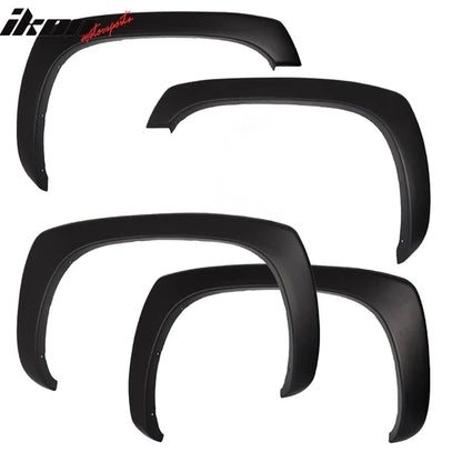 1999-2006 Chevy Silverado Sierra Fender Flare OE Style Matte Black PP