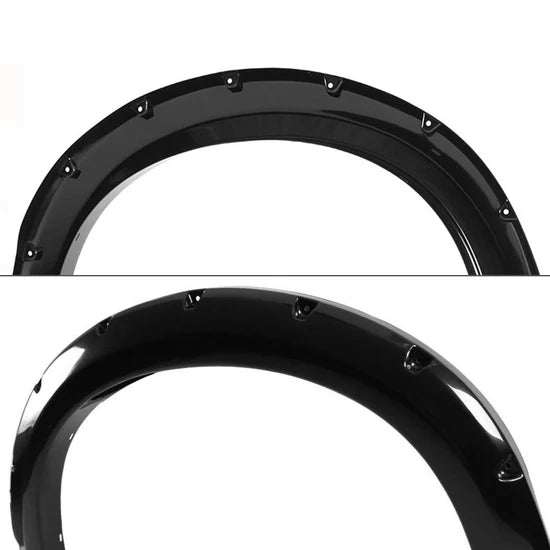 1999–2007 Ford F-250/F-350 Super Duty Pocket Style Fender Flares – Smooth Black (Set of 4)