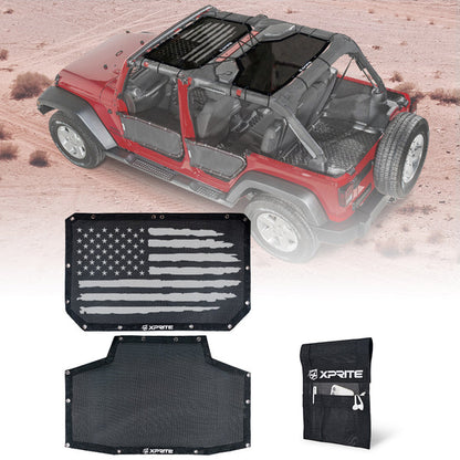 Sun Shade Cover for Jeep Wrangler JK Unlimited 4-Door 2007–2018