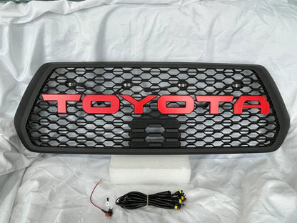 Aftermarket Honeycomb Grille for 2016–2023 Toyota Tacoma (Non-OEM)