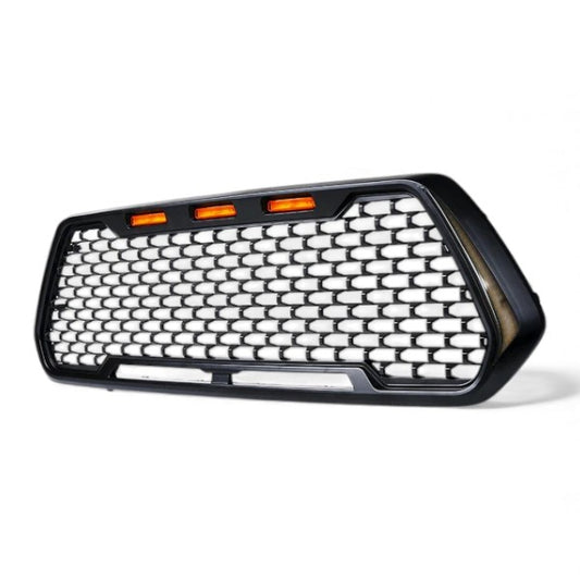 Grille with Amber LED Running Lights for 2016+ Toyota Tacoma | Horizon Series