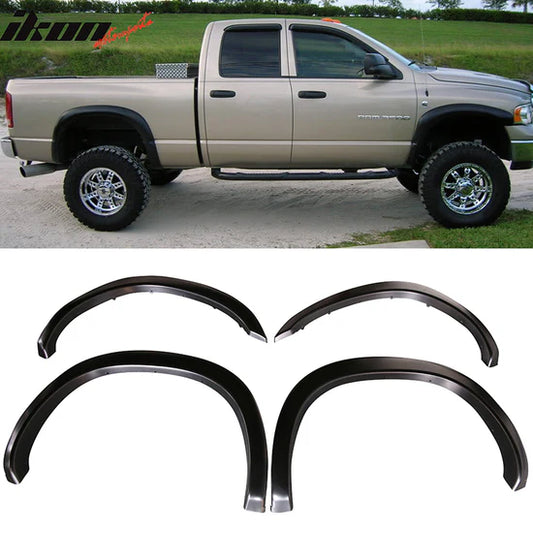2002-2008 Dodge Ram 1500 & 2003-2009 Ram 2500/3500 8ft Fender Flares (Set of 4)