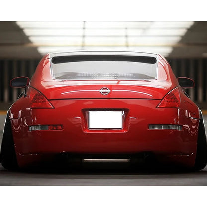 Roof Spoiler Wing for Nissan 350Z 2003-2008 RS Style Unpainted Black ABS
