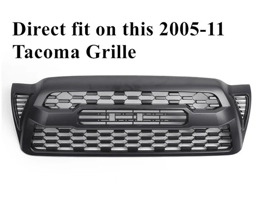 Letters Only For Aftermarket 2005-2015 Tacoma Trd Pro Style Grille