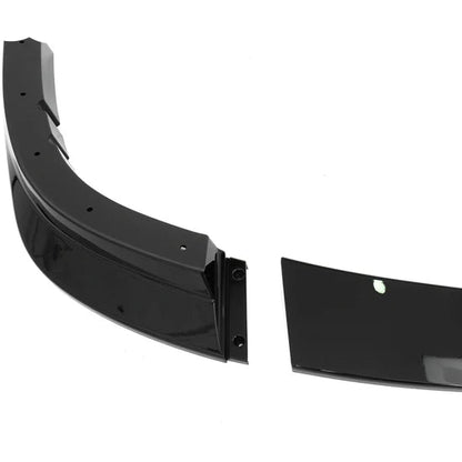 2006-2013 Chevy Corvette C6 Front Bumper Lip ZR1 Style 3PC Gloss Black