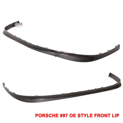 Front Bumper Lip for Porsche Turbo 997 911 2007-2013 OE Style Unpainted PU