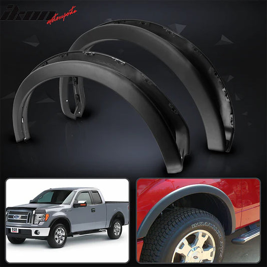 2009–2014 Ford F-150 OE Style Fender Flares – Unpainted (Set of 4)