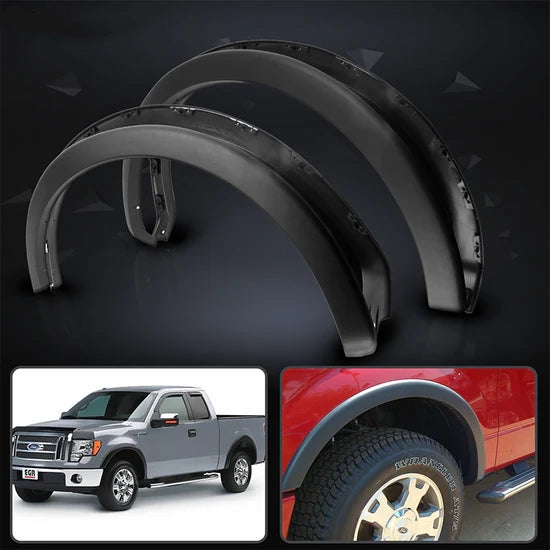 2009–2014 Ford F-150 OE Style Fender Flares – Unpainted (Set of 4)