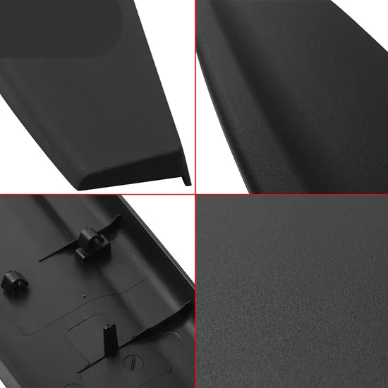 Tailgate Cap Moulding Cover Truck Spoiler for Ram 1500 2009-2023 Black PP