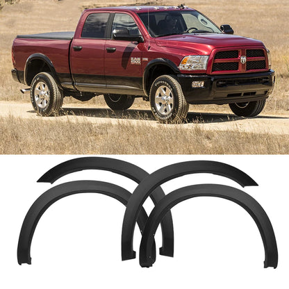 2010–2018 Ram 2500/3500 OE Style Fender Flares – Unpainted Black (Set of 4)