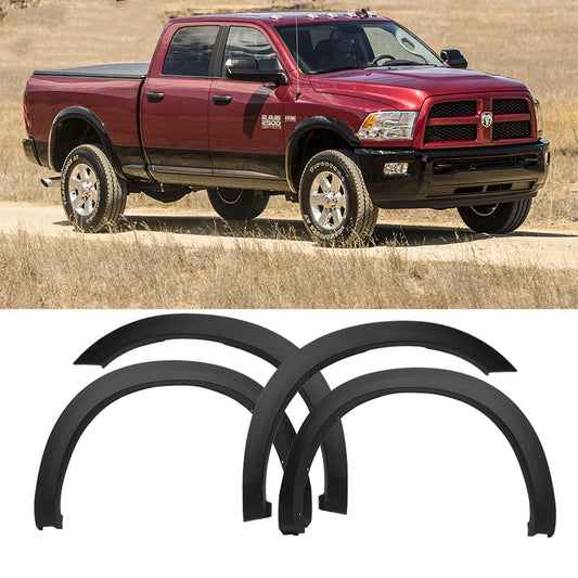 2010–2018 Ram 2500/3500 OE Style Fender Flares – Unpainted Black (Set of 4)