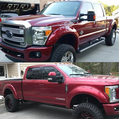 2011-2016 Ford F250 F350 Superduty 6.8 8.1Ft Bed Smooth Fender Flares
