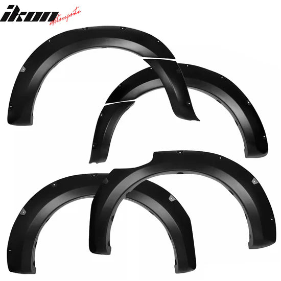 Wheel Fender Flares Cover for Ford Ranger T6 XL XLT 2011-2016 Pocket Style