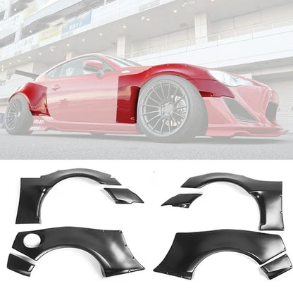 2013-2020 Scion FRS/Subaru BRZ/Toyota 86 GR Style Fender Flare 8PCS