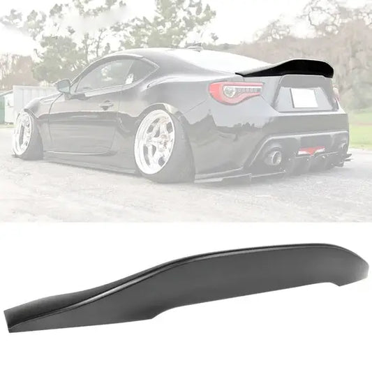 Trunk Spoiler for Scion FR-S 2013-2016 & Subaru BRZ 2013-2020 & Toyota 86 2017-2020 Duckbill L Style Unpainted Black ABS