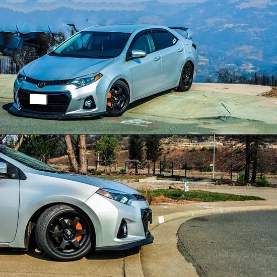 2014-2016 Toyota Corolla S Model GT Style Front Lip Splitter Spoiler